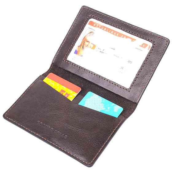 Шкіряна обкладинка на військовий квиток Слава ЗСУ (GRANDE PELLE) Київ