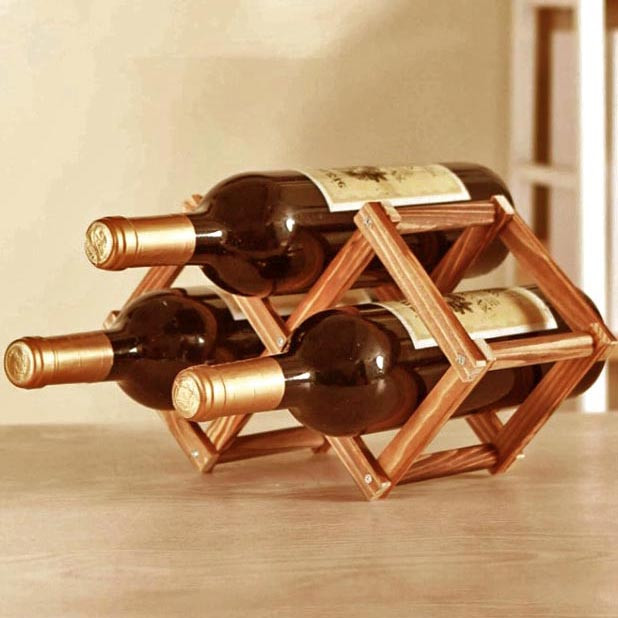 Настільна винна полиця "Ліліан 2" шафран Миколаїв - фото 1