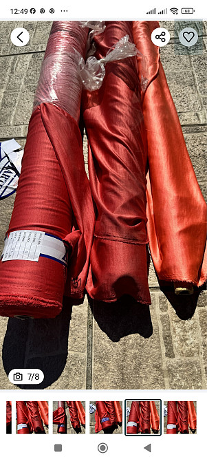 Ткань / опт / шифон атлас - от 5 м. Киев - изображение 2