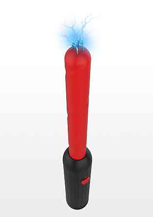 Електростимулятор Стік Taboom Prick Stick Electro Shock Wand червоно-чорний, 34 см Sex Aura Київ