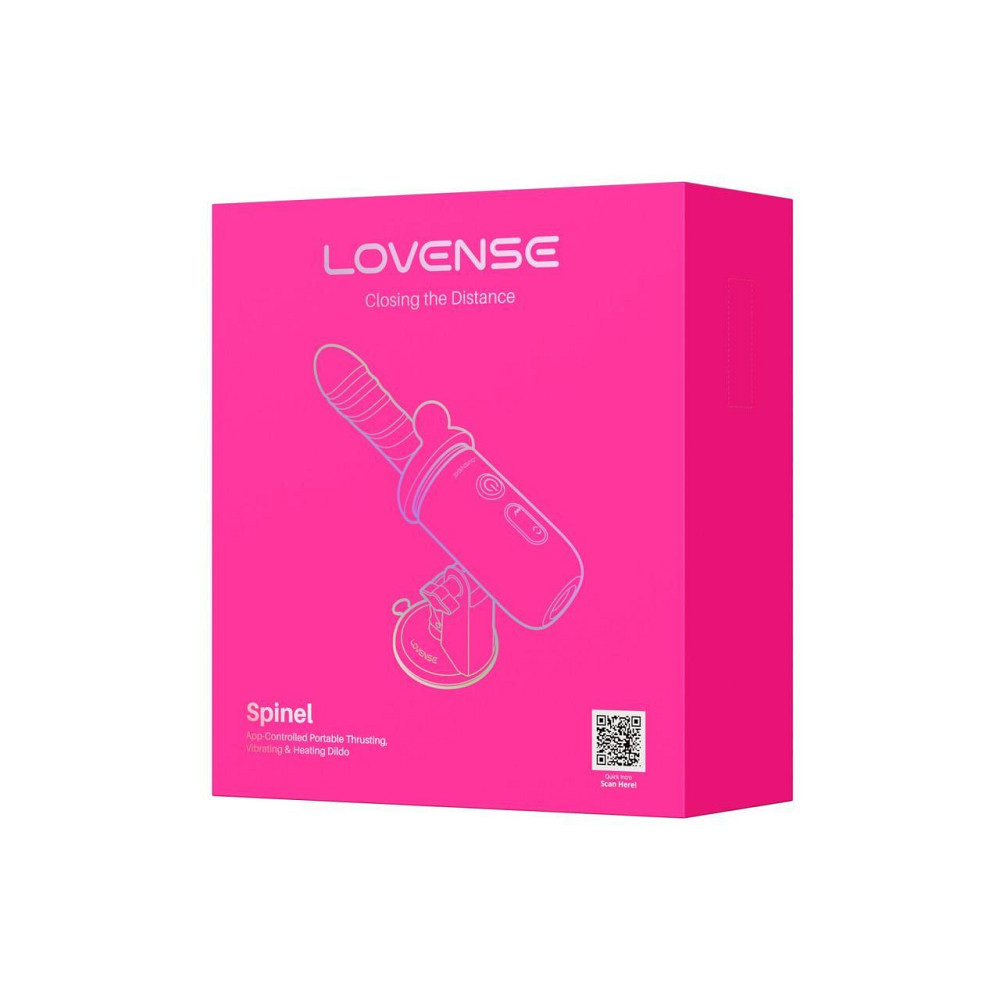 Смарт-міні секс-машина Lovense Spinel імітація фрикцій, підігрів, 3 насадки, на присосці Sex Aura Київ - фото 7