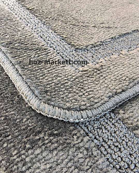 Коврики для ванной и туалета 50 х 80 см  и 40 х 60 см без выреза черные Харьков - изображение 3