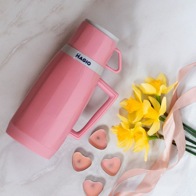 Термочашки для гарячих напоїв Magio MG-1051P 500 мл, Найкращий термос, Термос для гарячого чаю ZE-82 Львів - фото 4