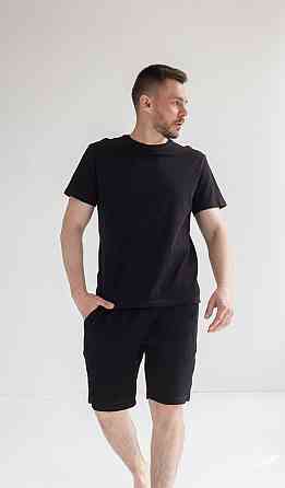 Мужские шорты муслиновые Черный M Харьков