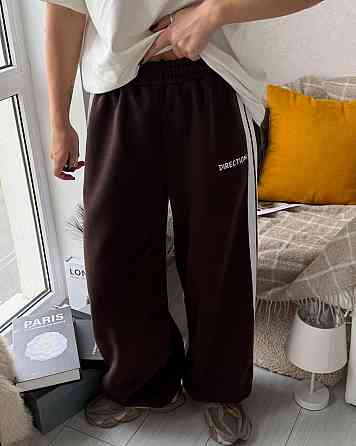 Женские стильные сезонные брюки из трехнитки на флисе. Одесса