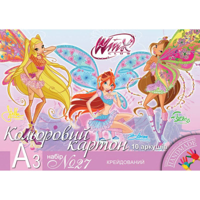 Кольоровий картон 1 вересня крейдованого А3, 10 аркушів (950523) Вінниця - фото 3