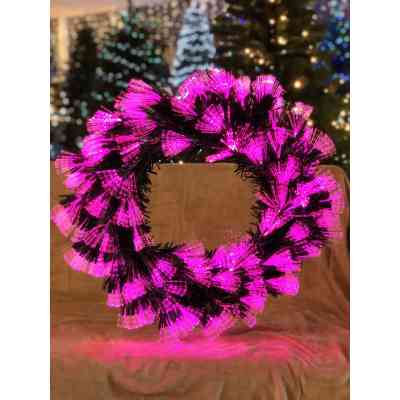 Прикраса декоративна Luca Lighting світлодіодний вінок Highland мультиколірний 2 м (8718861662245) Вінниця