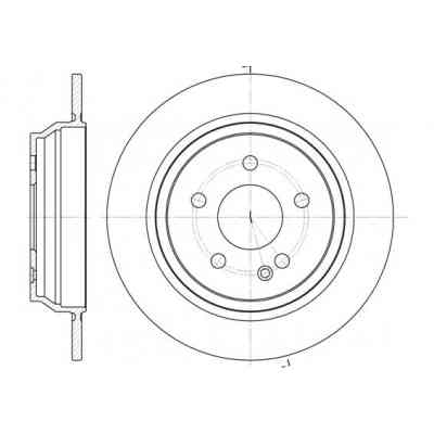 Тормозной диск REMSA 6678.00 Винница