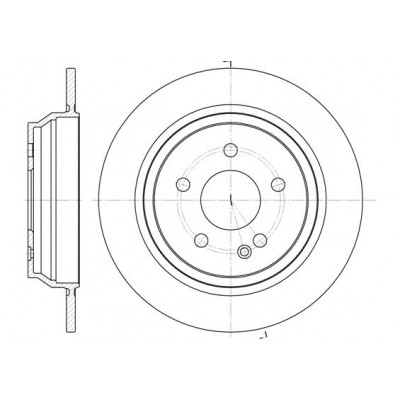 Гальмівний диск REMSA 6678.00 Вінниця - фото 1