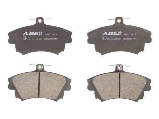 ABE C15043ABE – Комплект дискових гальмівних колодок для Volkswagen Golf, Passat, Audi A3, Seat Leon (2003–2015) Ковель