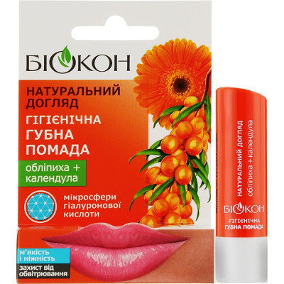 Гігієнічна помада Біокон Обліпиха + Календула 4.6 г (4820160035522) Вінниця - фото 1