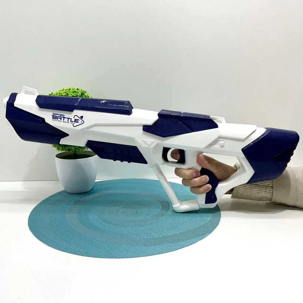 Автомат водний на акумуляторі вбудована ємність для води Біло-синій (CY 005) Чернігів - фото 2