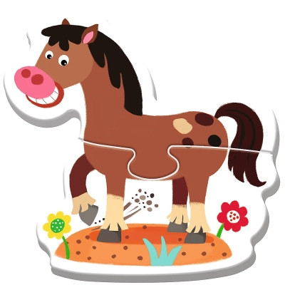 Пазл Trefl Baby Classic На ферме (5900511361278) Винница - изображение 2