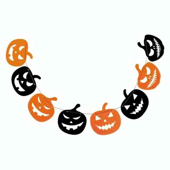 Гірлянда Гарбуз із фетру Київ