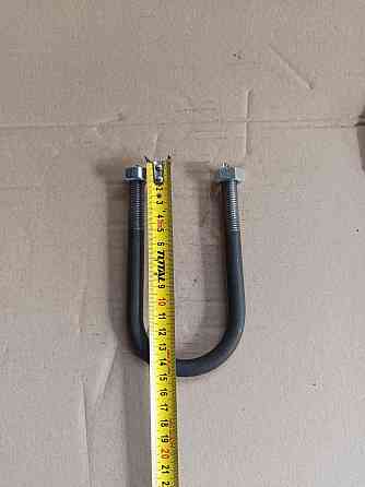 Стремянка посилена з гайкою на трубу діаметр 48 мм Вінниця