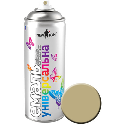 Аэрозольная краска для автомобиля New Ton універсальна 1040 сіро-бежев МАТ, в аер. упаков (000023348) Винница - изображение 2