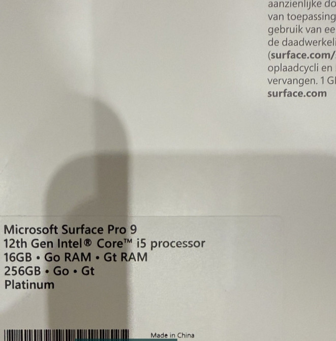 Планшет Microsoft Surface Pro 9
12th Gen Intel ® Core™ i5 processor Київ - фото 7