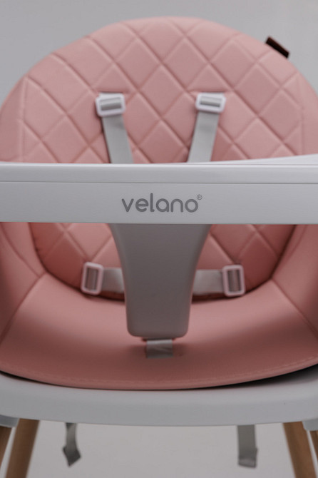 Стілець для годування дитини 2 в 1 Velano Evo (Рожевий) Київ - фото 8