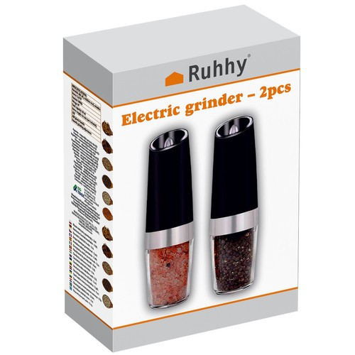 Электрическая мельница для специй 50 мл с подсветкой 2 шт Ruhhy (19558) Нововолынск - изображение 7