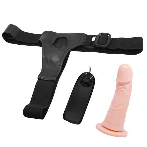 Страпон - Ultra Passionate Harness Vibrating, 15 см Sex Aura Київ