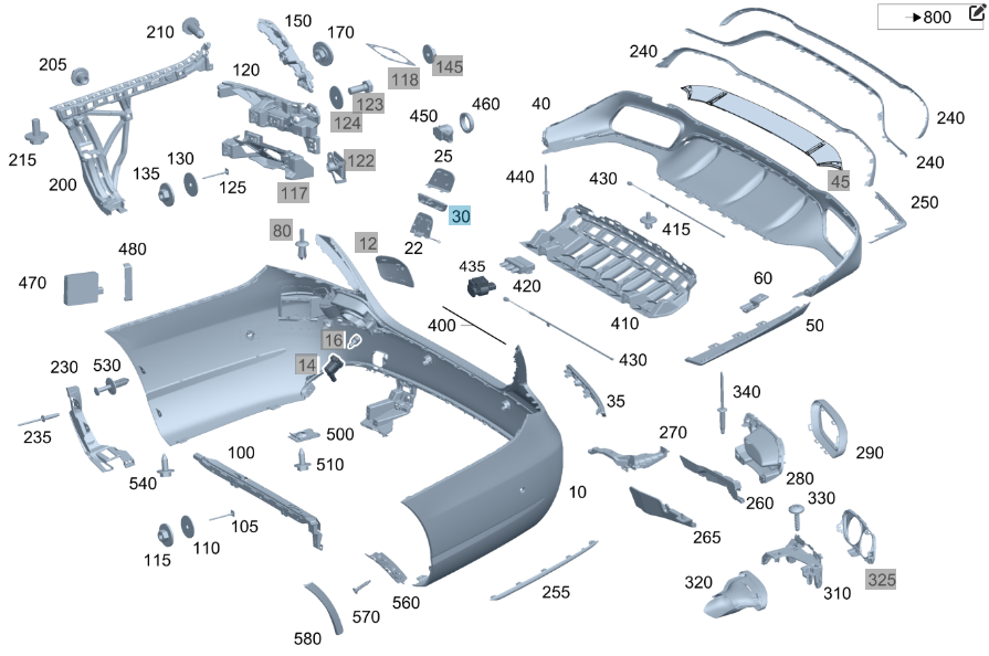 Mercedes-Benz  A2138853401 Нова накладка кришки буксирувального гака E-class W213 E-class S213 Одесса - изображение 2