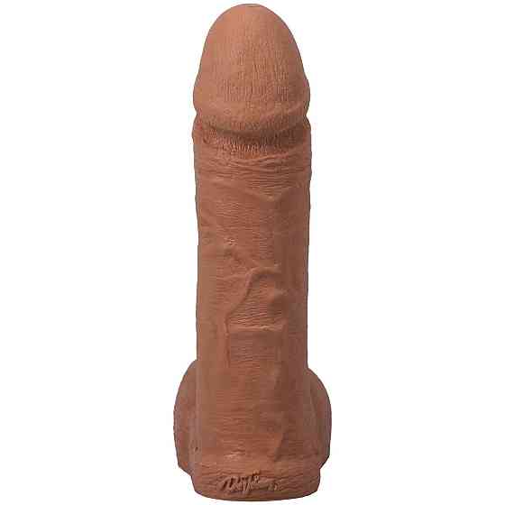 Фалоімітатор Doc Johnson The Realistic Cock ULTRASKYN - 6 Inch with Balls Caramel Sex Aura Київ