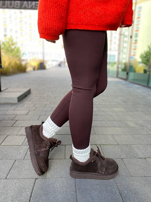 Угги жіночі ITTS 5263-41 коричневі (зима, замша натуральна) (6026) Коломыя - изображение 1