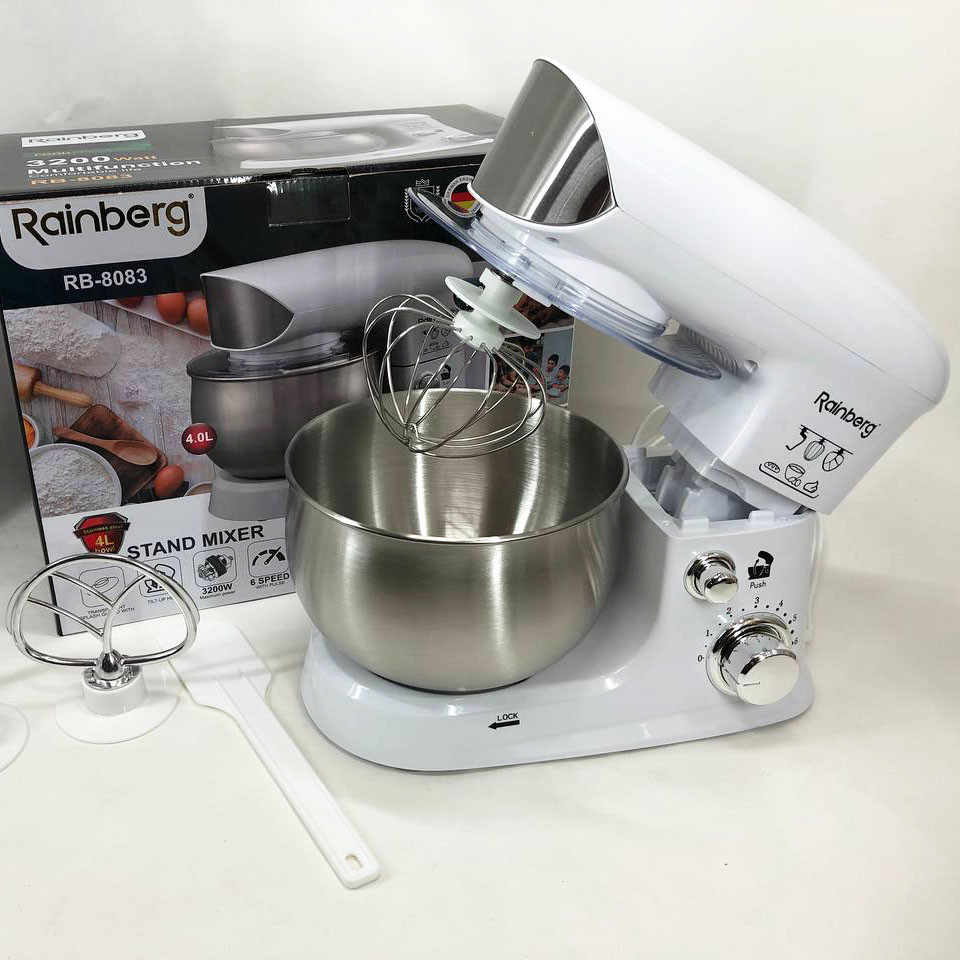 Потужний кухонний планетарний міксер-тістомісильник, Міксер із залізною чашею, Потужний ручний міксер IN-16 Львів - фото 11