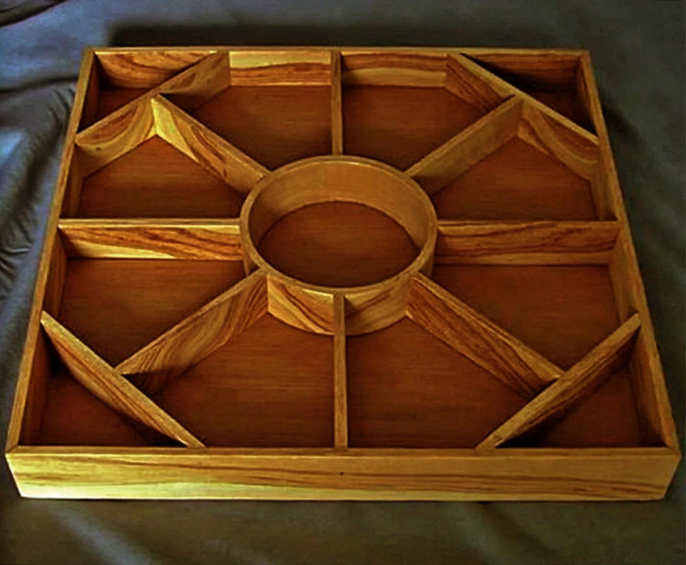 Менажница деревянная 