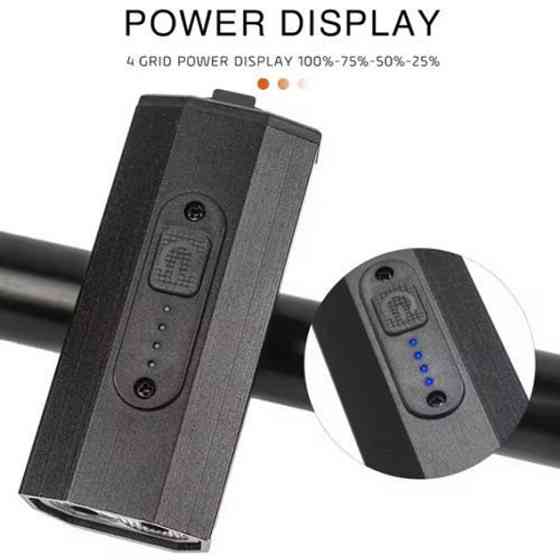 Передній ліхтар на велосипед, Велосипедний ліхтар із фіксацією на кермо, Універсальна велосипедна фара TX-20 Івано-Франківськ