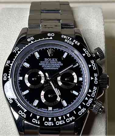 Чоловічий годинник Rolex Cosmograph Daytona Panda Black Dial Ролекс. Киев