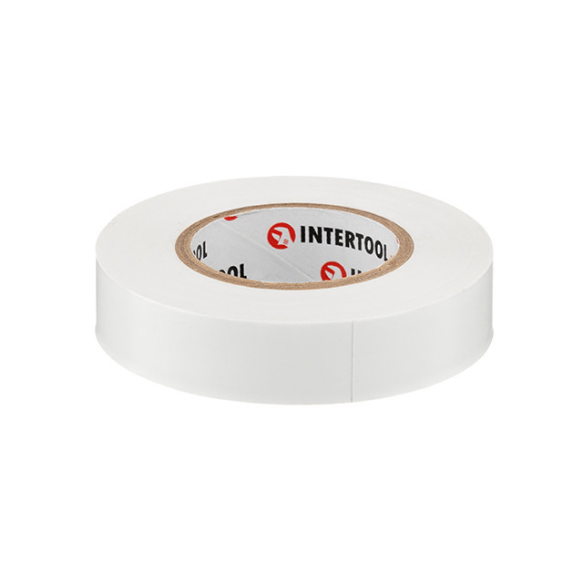 Лента изоляционная 0.15мм*17мм*20м белая INTERTOOL IT-0053 Київ - фото 2