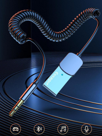 Bluetooth адаптер 3.5 мм с микрофоном Essager Киев