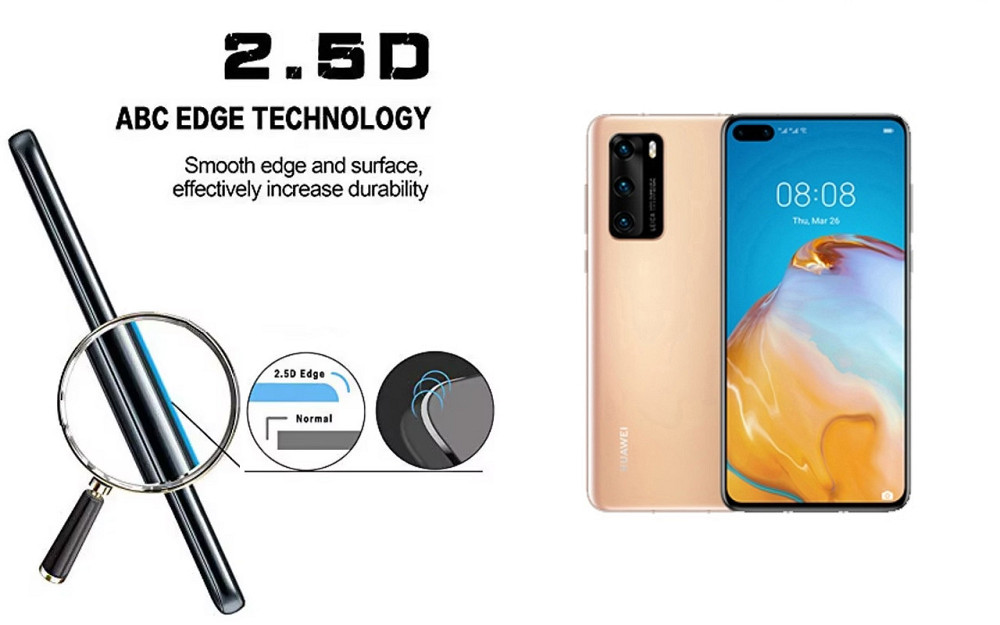 Защитное стекло ArmorGlass для Huawei P40 – устойчивое к царапинам и ударам Киев - изображение 2