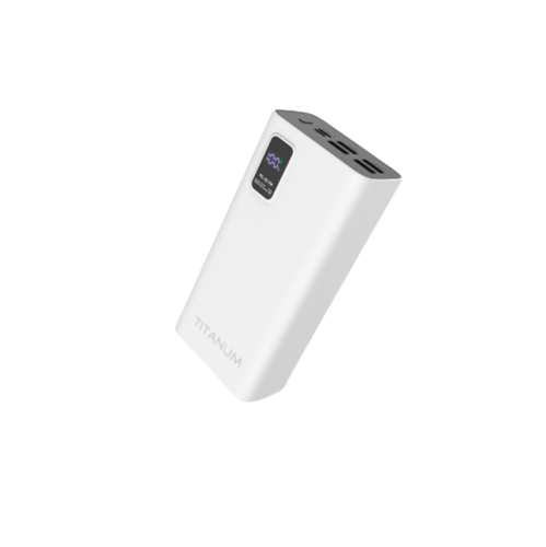 Павербанк 30000mAh Titanum TPB-728S-W 22,5W QC+PD білий Житомир - фото 5