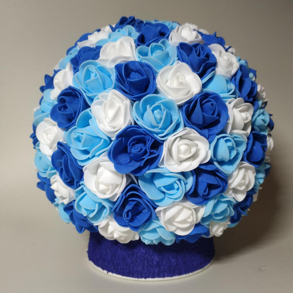 Світильник-нічник "Букет синьо-білих троянд" Дніпро - фото 5