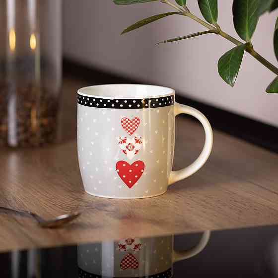 Фарфоровая кружка для чая и кофе 400 мл Киев