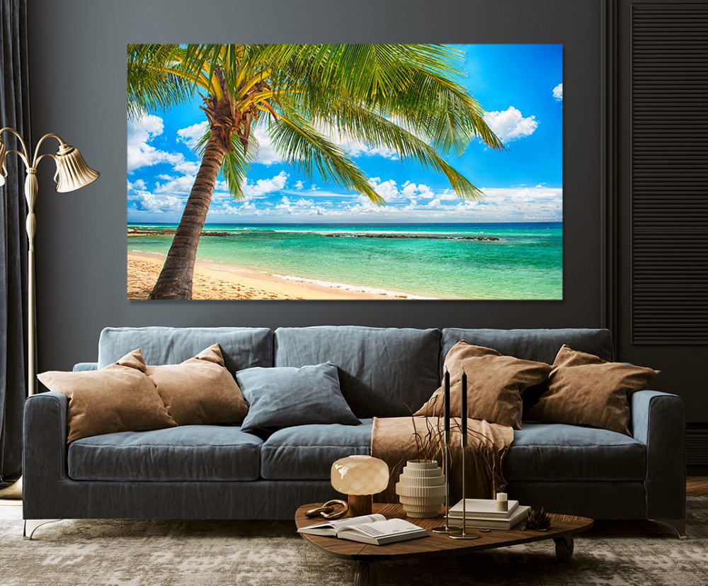 Картина холст в гостиную / спальню  Природа пляж    MLP_88 70x140 см Киев - изображение 3