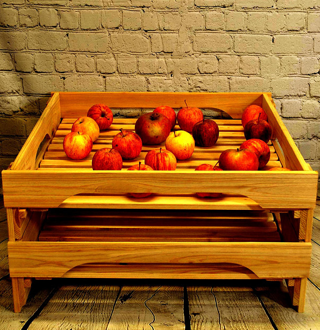 Стелаж для овочів і фруктів "Бактон" каррі Миколаїв - фото 1