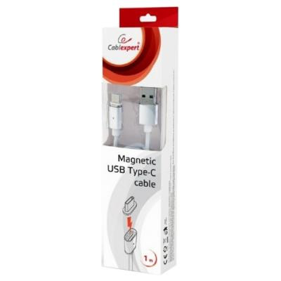 Дата кабель USB 2.0 AM to Type-C 1.0m magnet Cablexpert (CC-USB2-AMUCMM-1M) Винница - изображение 2