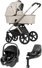 Детская коляска Venicci Upline 2 – zestaw 4w1 – z fotelikiem Maxi-Cosi Pebble 360 i bazą Familyfix 360 – Stone Beige Киев