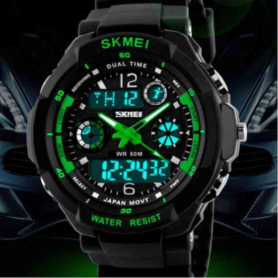 Чоловічий годинник Skmei 0931 зелений Вінниця