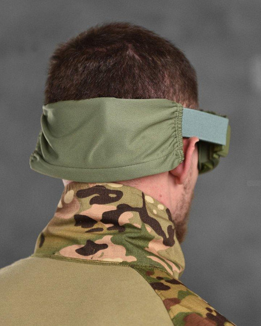 Очки – маска защитные баллистические с вентиляцией олива ВТ6018 Одесса - изображение 3