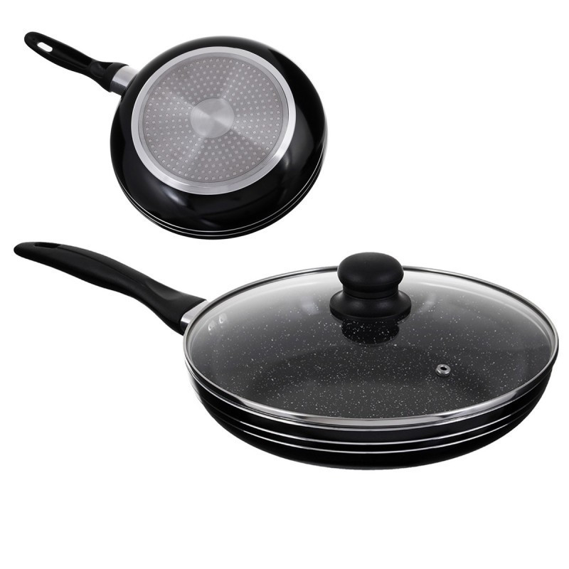 Сковорода UNIQUE UN-5165 26см с крышкой Одесса - изображение 2