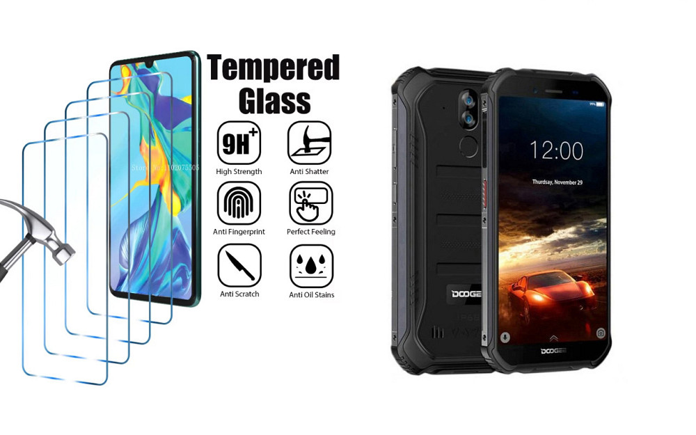 Захисне скло ArmorGlass для DOOGEE S40, S40 Lite, S40 Pro – стійке до подряпин та ударів Київ - фото 1
