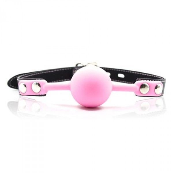 БДСМ кляп Knebel-Ball Gag + Block (rosa) Sex Aura Киев - изображение 1