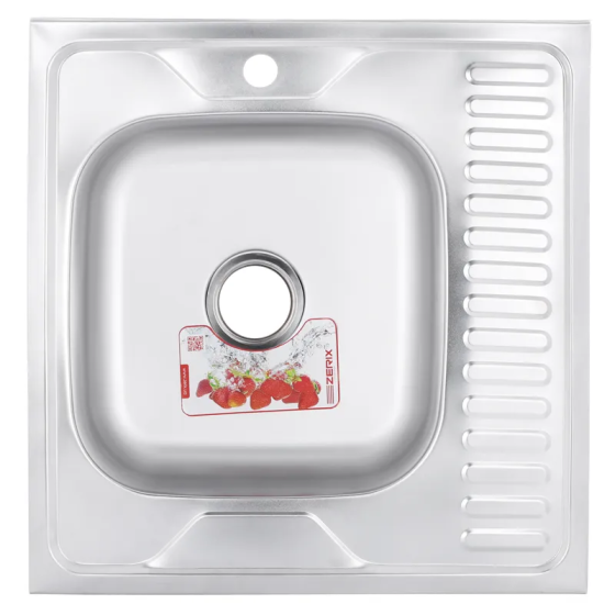 Кухонна мийка Zerix Z6060L-04-160E Satin з комфортною формою та стильним дизайном Харків