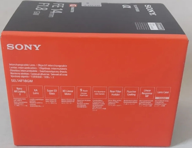 Объектив: SONY SEL14F18GM 14mm.f/1.8 GM FE Киев - изображение 2