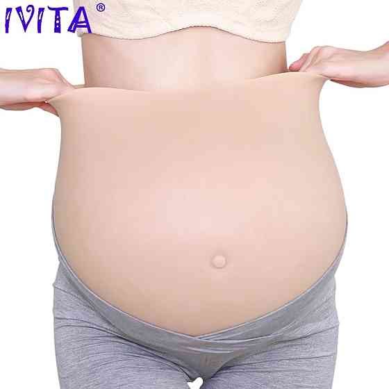 Реалистичный силиконовый искусственный живот IVITA 2XL для симулятории беременности Днепр