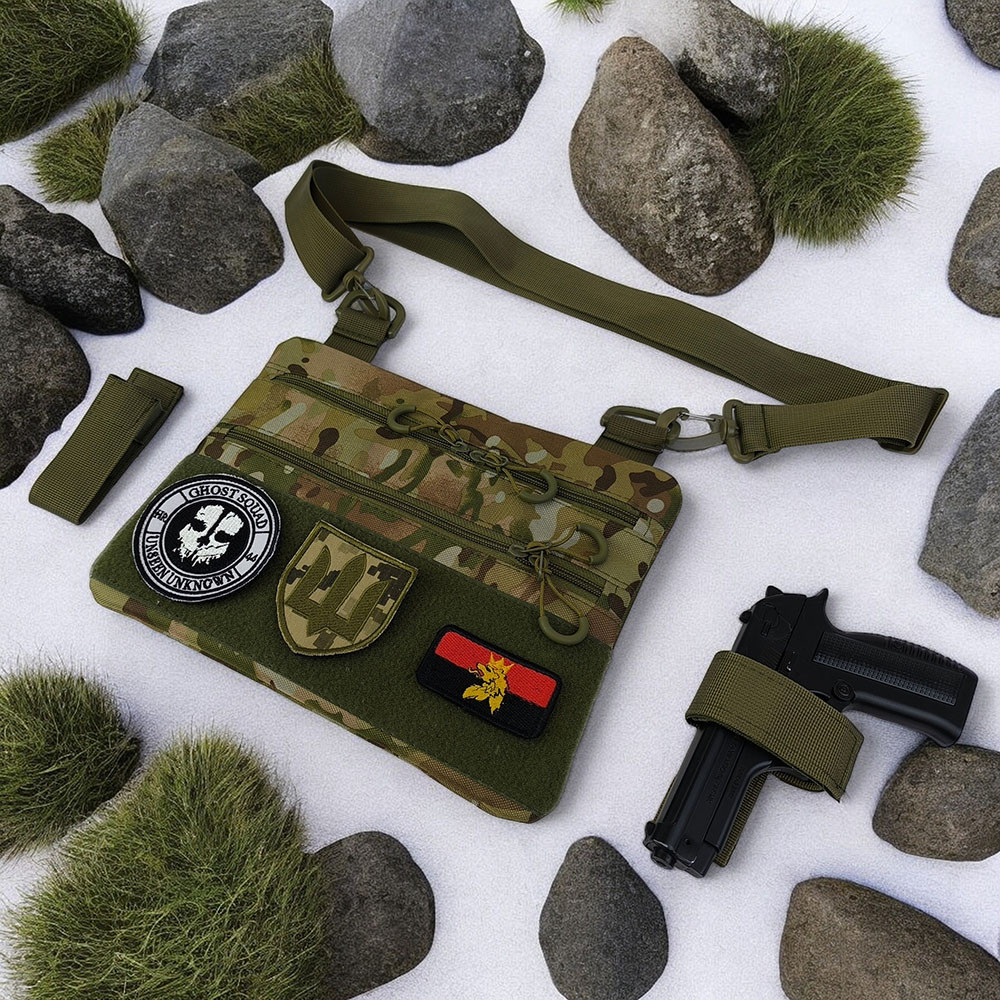 Сумки чоловічі тактичні, Сумка для активного використання, Сумка слінг кобура чоловіча тактика CG-99 Івано-Франківськ - фото 5